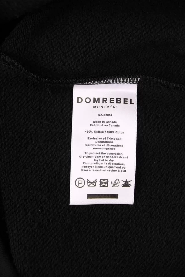 Мужской свитшот Domrebel черный, хлопок Domrebel фото 8