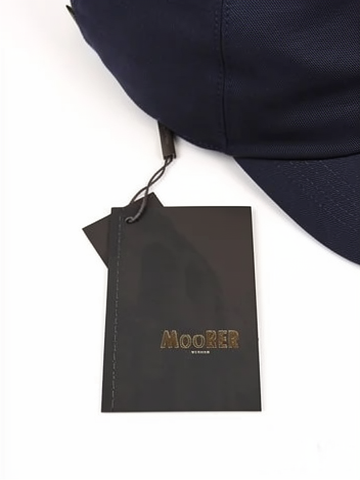 Мужская бейсболка Moorer ROBINSON-S-J темно-синяя из вискозы Moorer фото 4