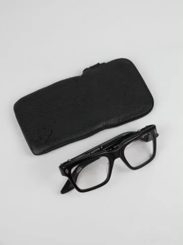 Черная оптическая оправа Chrome Hearts HALLAMANASS из ацетата и серебра 925 пробы Chrome Hearts фото 6