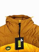 Мужской пуховик с капюшоном Moncler Genius & LeBrone James желтый c коричневым Moncler фото 3