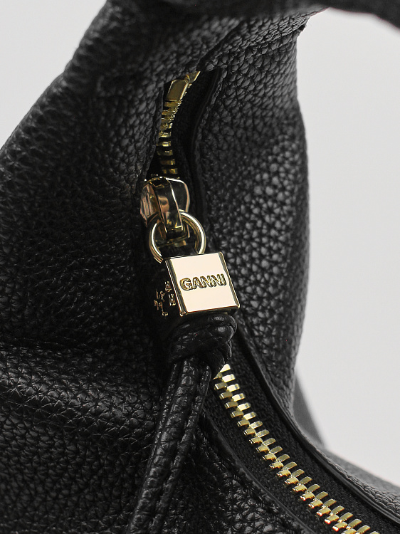 Женская сумка Ganni Hobo Bag черная Ganni фото 4