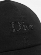 Мужская бейсболка Dior черная, хлопок Dior фото 3