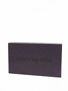 Балетки женские Louis Vuitton Nina чёрные кожаные с золотистым логотипом — коробка Louis Vuitton