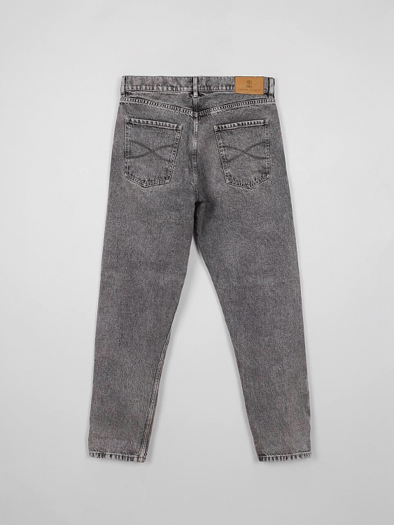 Мужские джинсы Brunello Cucinelli Iconic Fit серый деним Brunello Cucinelli фото 2