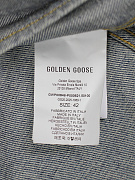 Женская джинсовая куртка Golden Goose синяя хлопок Golden Goose фото 10
