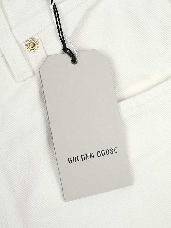 Женские джинсы Golden Goose широкие молочные Golden Goose фото 9