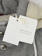 Мужской жилет Brunello Cucinelli серый, шерсть Brunello Cucinelli фото 7