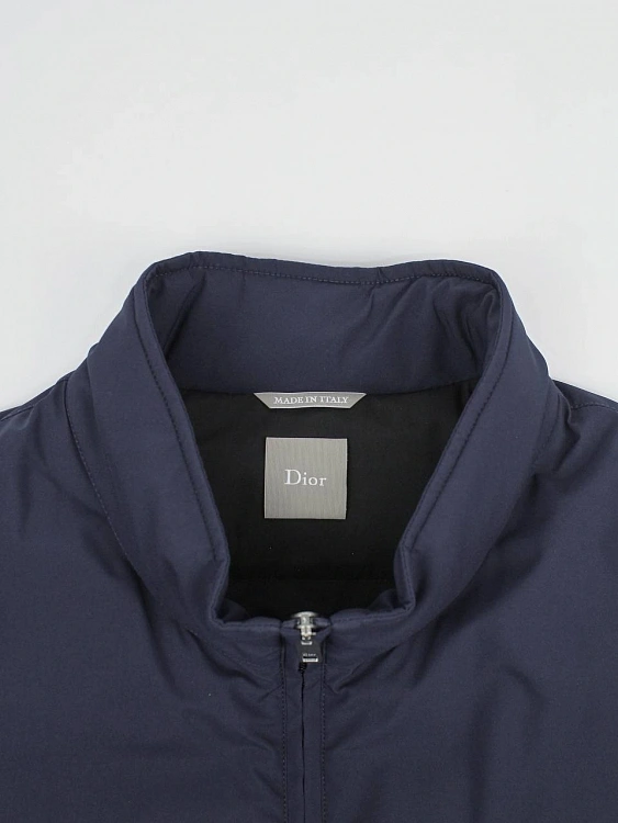 Мужской пуховый жилет Dior темно-синий Dior фото 3
