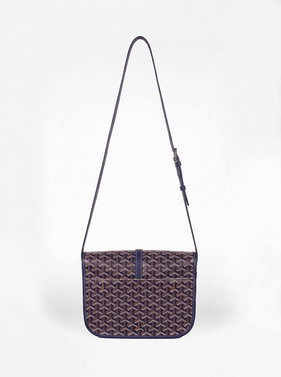Сумка Goyard Belvedere MM темно-синяя, кожа Goyard фото 8
