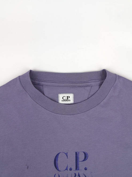 Мужская футболка C.P. Company сиреневая, хлопок C.P. Company фото 3