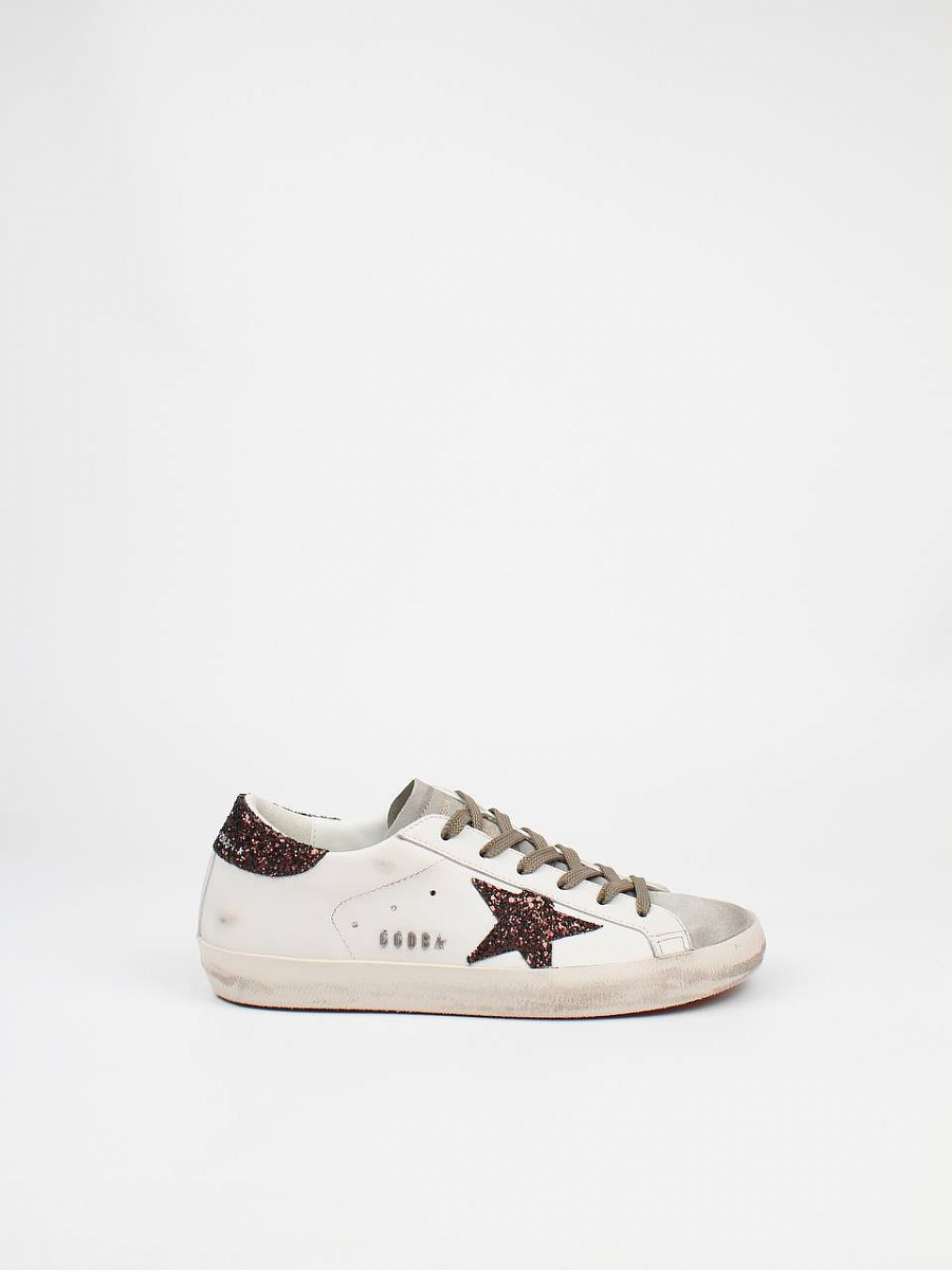 Женские кеды Golden Goose SuperStar белые кожа Golden Goose фото 2