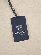Мужское поло Bertolo бежевое, хлопок/шелк Bertolo фото 8