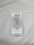 Мужская футболка Zilli белая с принтом, хлопок — бирка с составом и уходом