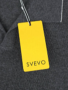 Мужское трикотажное поло SVEVO хлопок графит V‑вырез Svevo фото 6