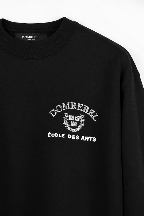 Мужской свитшот Domrebel черный, хлопок Domrebel фото 5