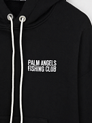 Мужское худи Palm Angels черное, хлопок — принт