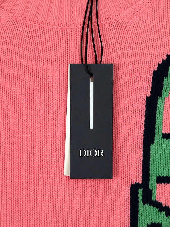 Мужской свитер Dior x Lewis Hamilton розовый, шерсть и кашемир Dior фото 5