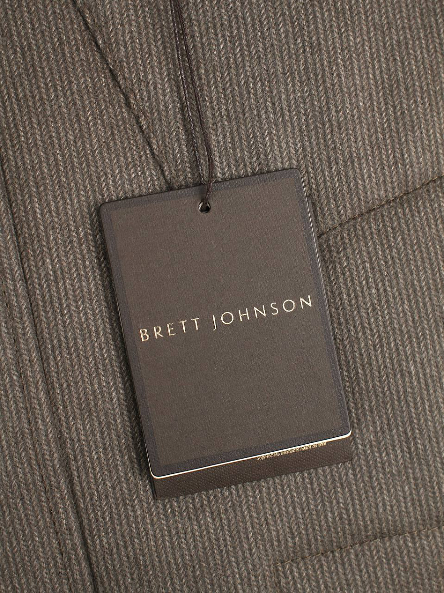 Мужская куртка Brett Johnson коричневая, шерсть/синтепон BRETT JOHNSON фото 8