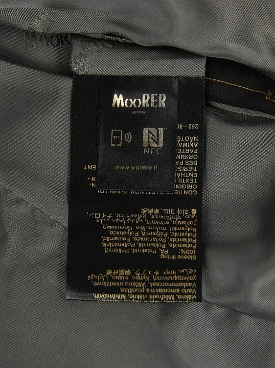 Ветровка‑бомбер мужская Moorer Manetti-WK тёмно‑синяя Moorer фото 10