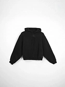 Женское худи Alexander Wang черное, хлопок