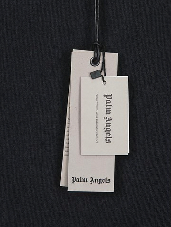 Мужское худи Palm Angels черное, хлопок Palm Angels фото 6