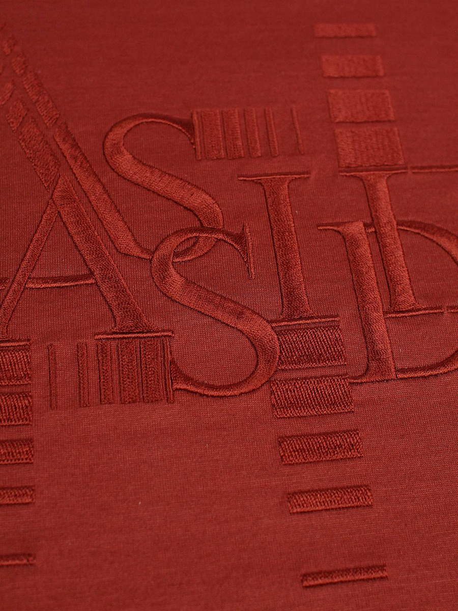 Мужская футболка Assidi бордовая, хлопок Assidi фото 6