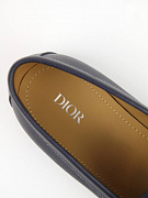 Мужские мокасины Dior Granville темно-синие, кожа — фирменная стелька Dior