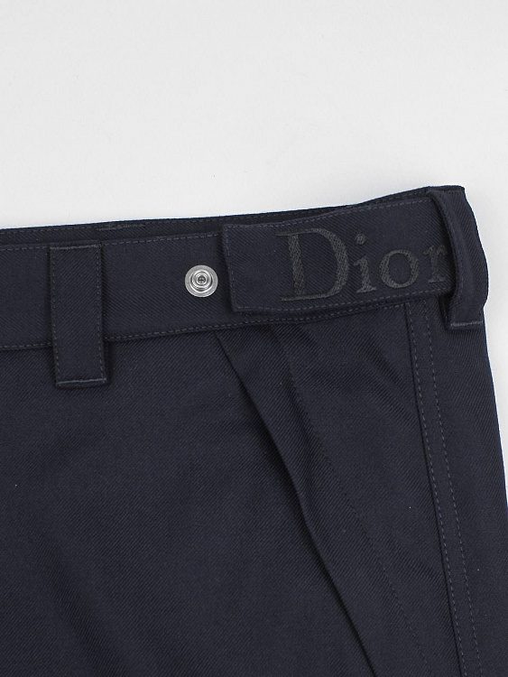 Мужские брюки‑карго Dior темно‑синие, шерсть/полиэстер Dior фото 3