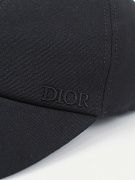 Мужская бейсболка Dior черная из хлопка Dior фото 3