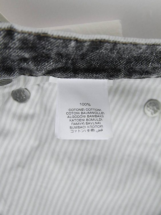 Мужские джинсы Brunello Cucinelli Iconic Fit серый деним Brunello Cucinelli фото 8