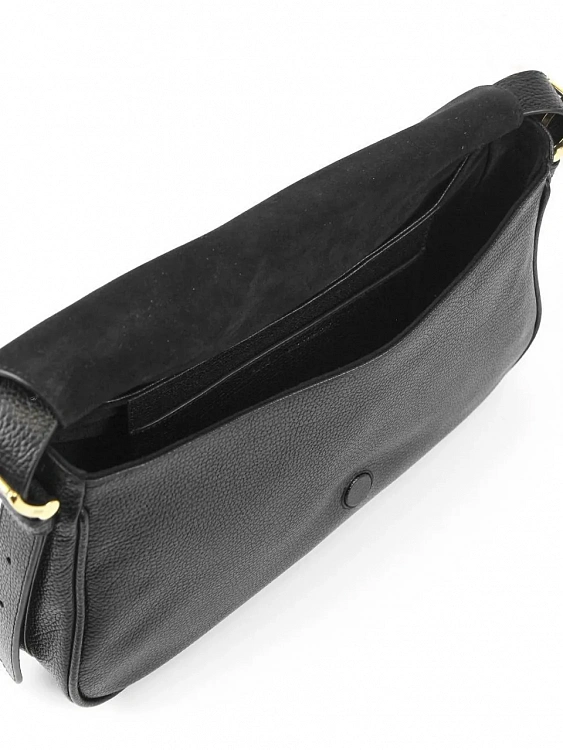 Сумка женская Ami Paris Paname Leather Tote чёрная (телячья кожа) Ami Paris фото 4
