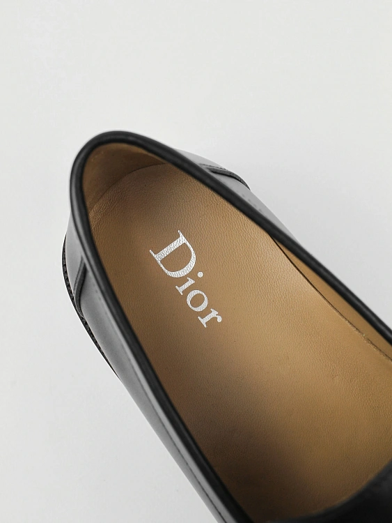 Мужские лоферы Dior Archie черные, кожа Dior фото 7