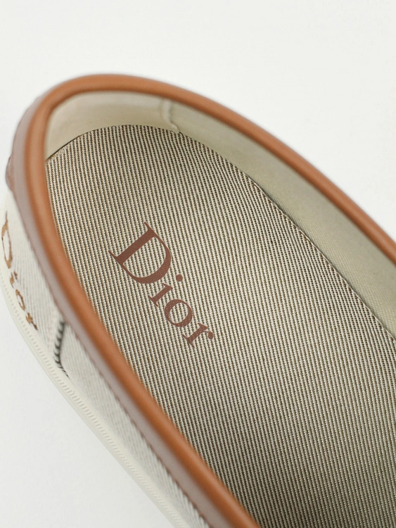 Мужские лоферы Dior Dioriviera бежевые, замша Dior фото 7