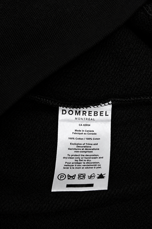 Мужской свитшот Domrebel черный, хлопок Domrebel фото 8