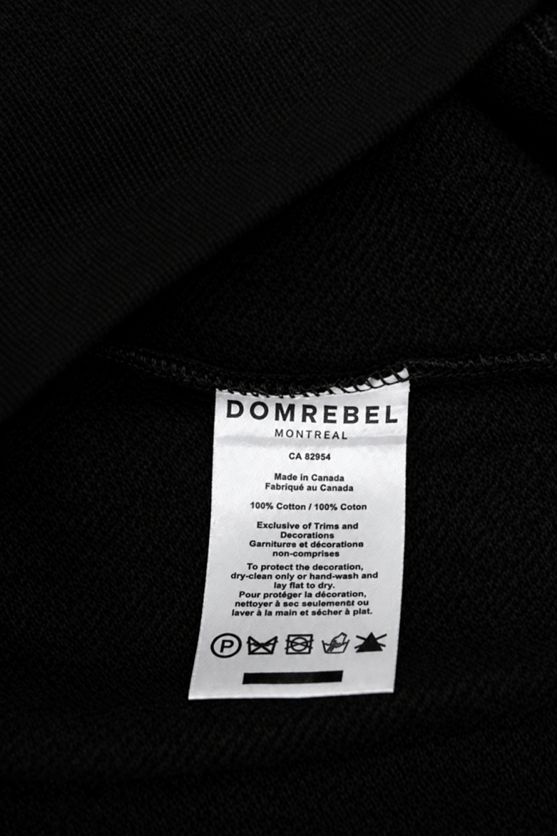 Мужской свитшот Domrebel черный, хлопок Domrebel фото 8