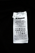 Мужское худи Jil Sander черное, хлопок — ярлык с составом и уходом