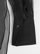 Женская блузка Brunello Cucinelli черная Brunello Cucinelli фото 4