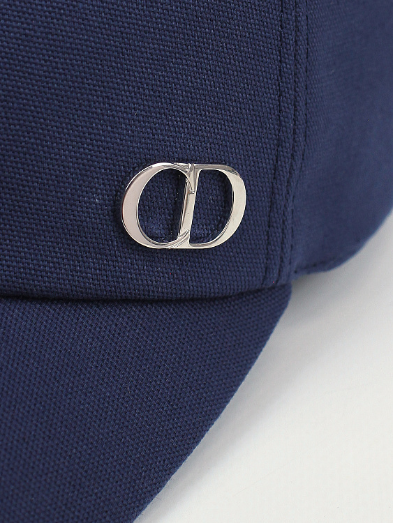 Мужская бейсболка Dior синяя из хлопка Dior фото 3