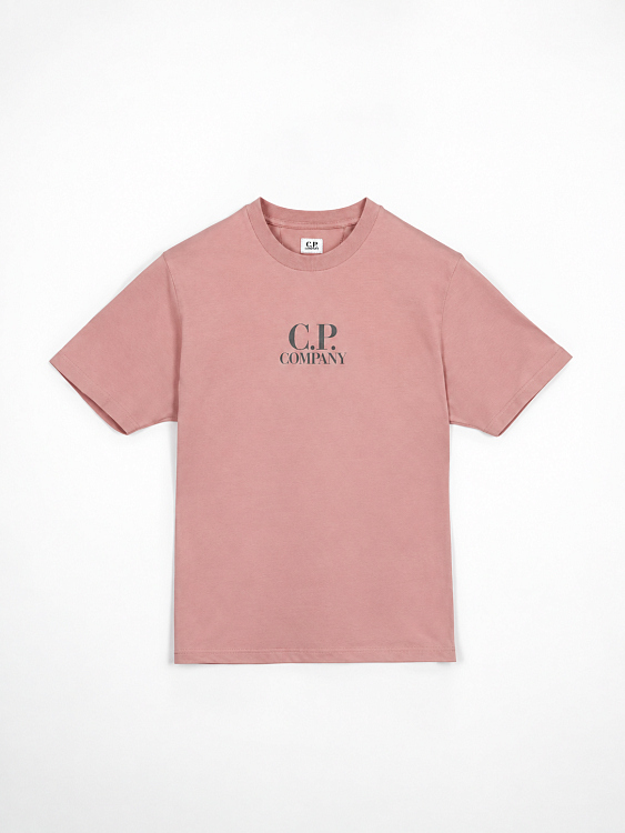 Мужская футболка C.P. Company пыльно-розовая, хлопок C.P. Company