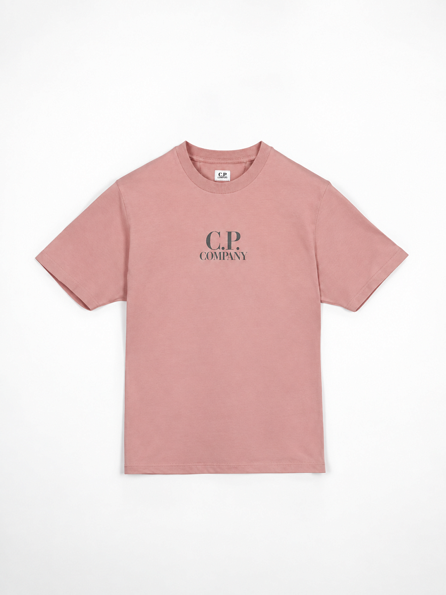 Мужская футболка C.P. Company пыльно-розовая, хлопок