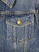 Женская джинсовая куртка Golden Goose синяя хлопок Golden Goose фото 4