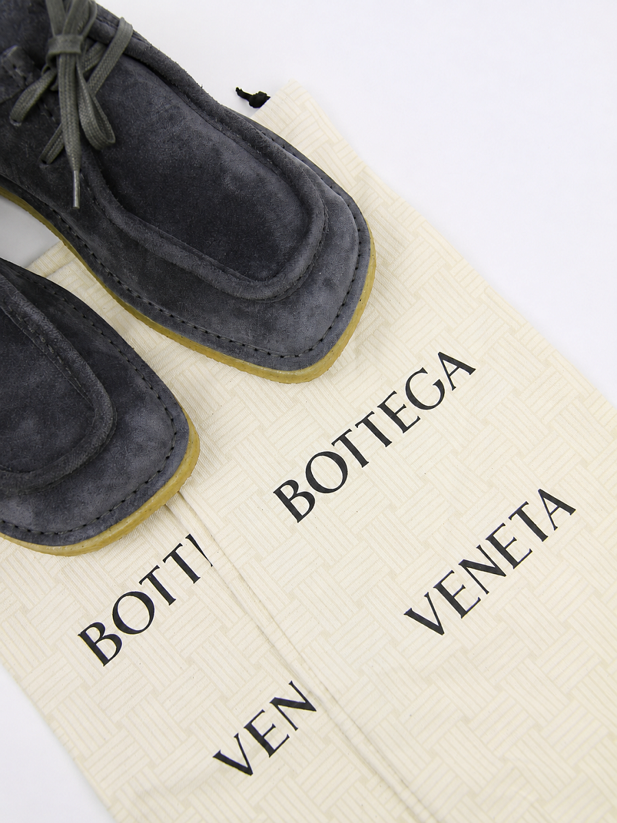 Мужские дерби Bottega Veneta Daddy серо‑синие, нат. замша Bottega Veneta фото 9