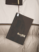 Мужская комбинированная куртка MooRER ALLORI LSM бежевая, шерсть/кашемир — фирменная бирка MooRER