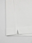 Мужская футболка Zilli белая с принтом, хлопок — обработка нижнего края