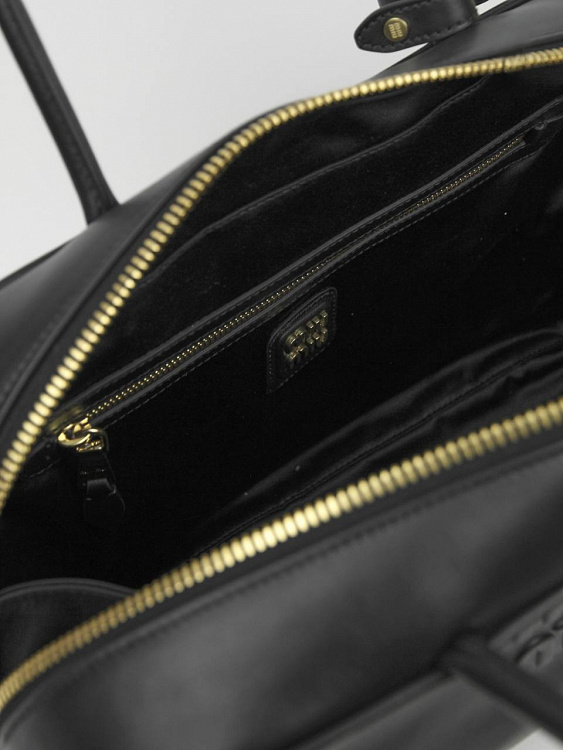 Сумка женская Miu Miu Beau чёрная кожаная (Nero) Miu Miu фото 5