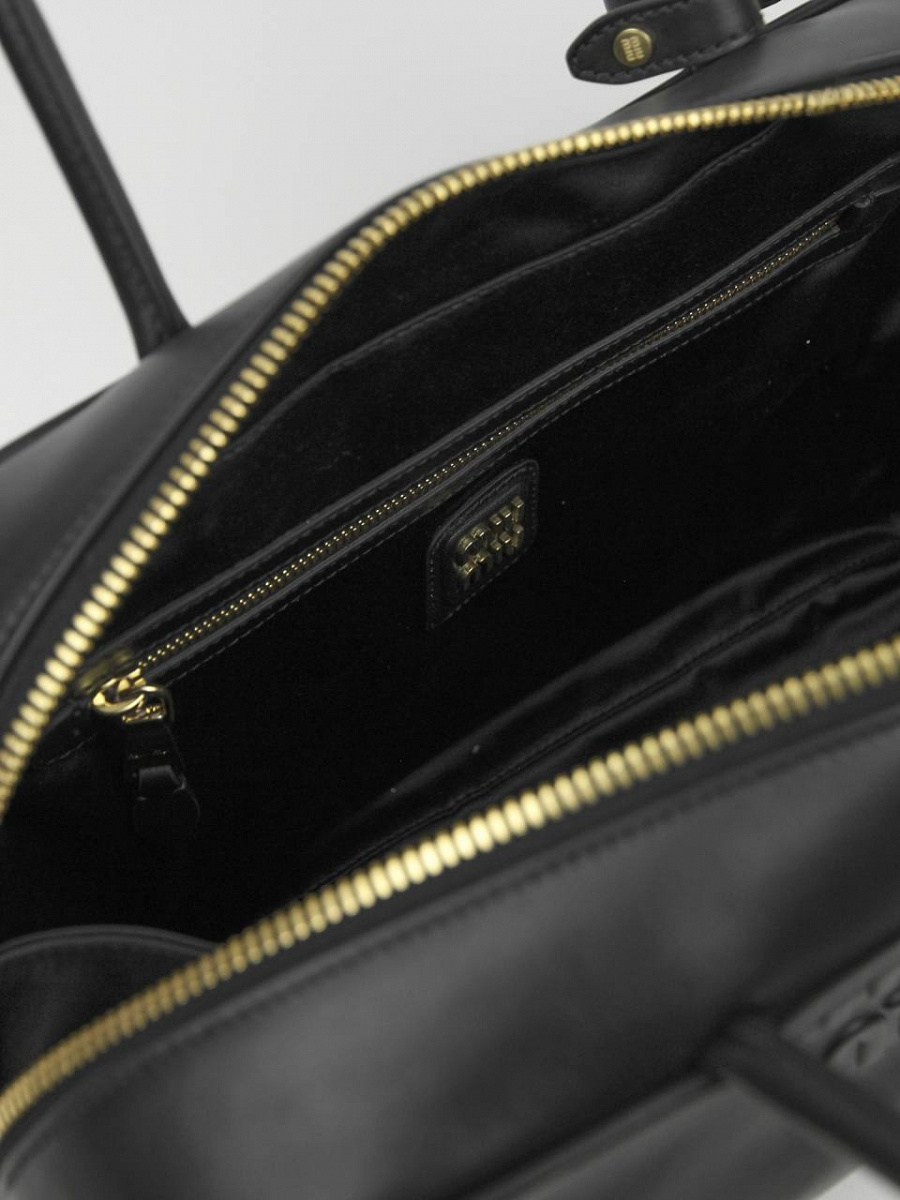 Сумка женская Miu Miu Beau чёрная кожаная (Nero) Miu Miu фото 5