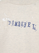 Мужская футболка Domrebel светло-серая, хлопок — принт на спине