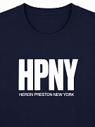Мужская футболка Heron Preston "HPNY" темно-синяя из хлопка Heron Preston фото 3