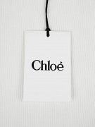 Женская майка‑топ Chloé белая в рубчик Chloe фото 5