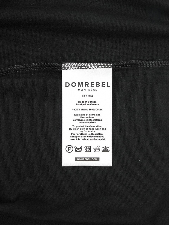 Мужская футболка Domrebel черная, хлопок Domrebel фото 10
